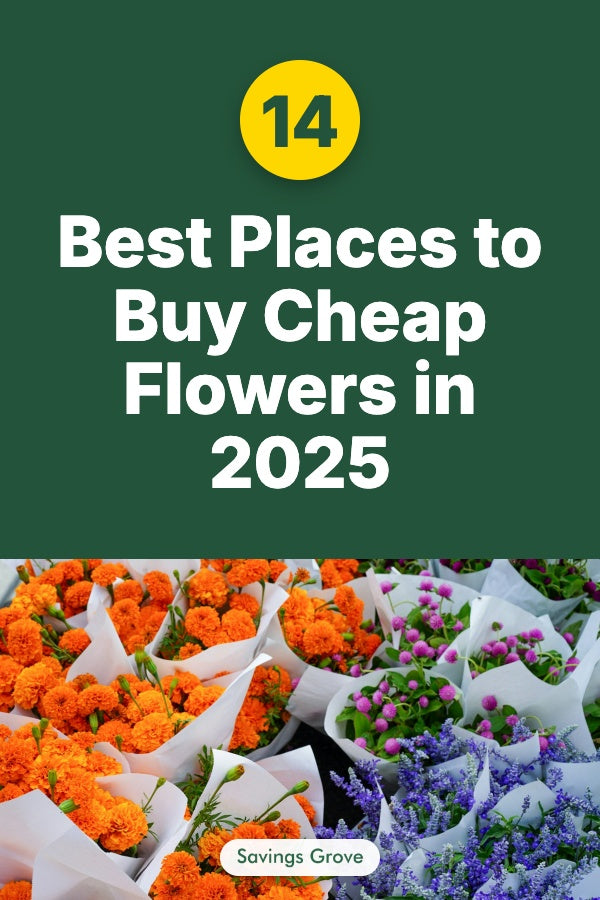 14 Best Places to Buy Cheap Flowers in 2025