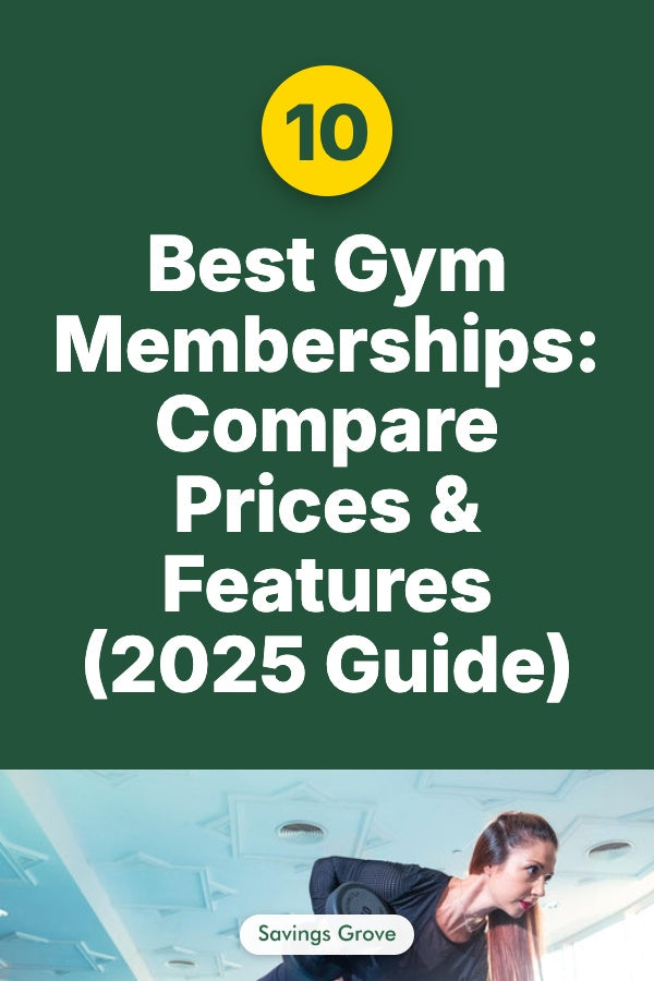 10 Best Gym Memberships: Compare Prices & Features (2025 Guide)