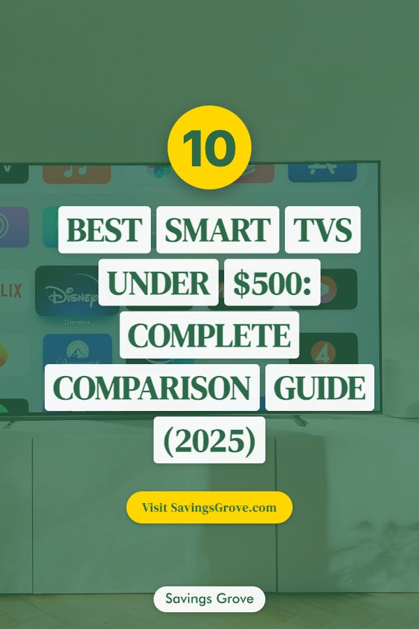 10 Best Smart TVs Under $500: Complete Comparison Guide (2025)