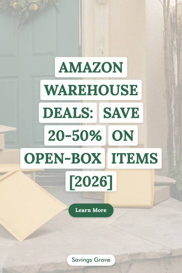 Amazon Warehouse Deals: Save 20-50% on Open-Box Items [2026]