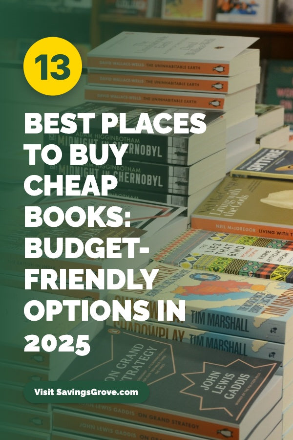 Best Places to Buy Cheap Books: 13 Budget-Friendly Options in 2025