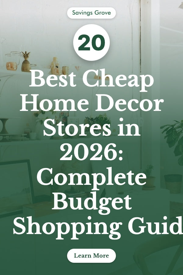 20 Best Cheap Home Decor Stores in 2026: Complete Budget Shopping Guide