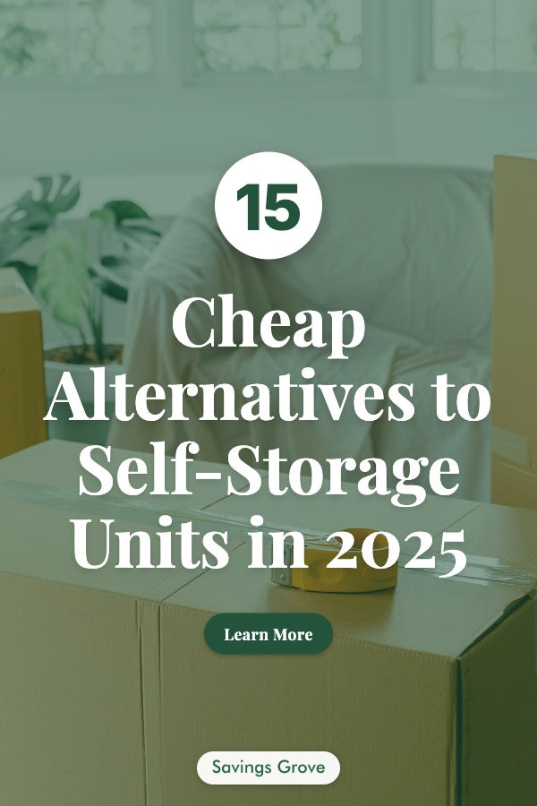 15 Cheap Alternatives to Self-Storage Units in 2025