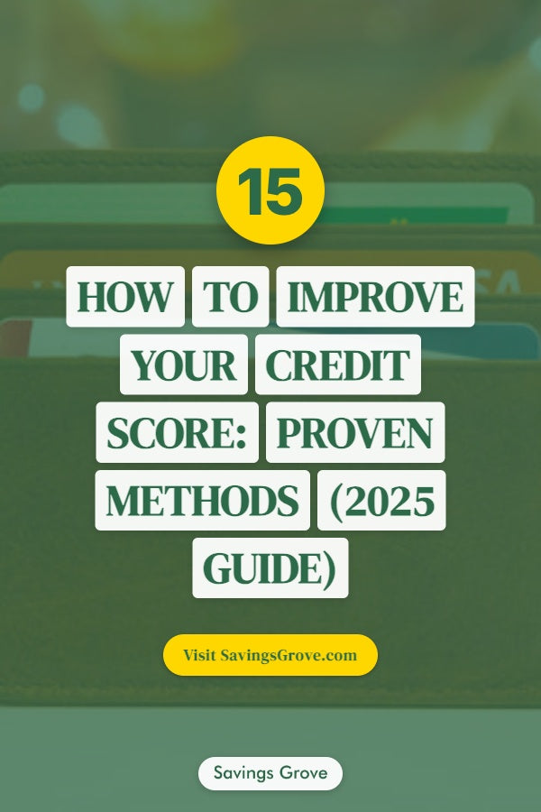 How to Improve Your Credit Score: 15 Proven Methods (2025 Guide)