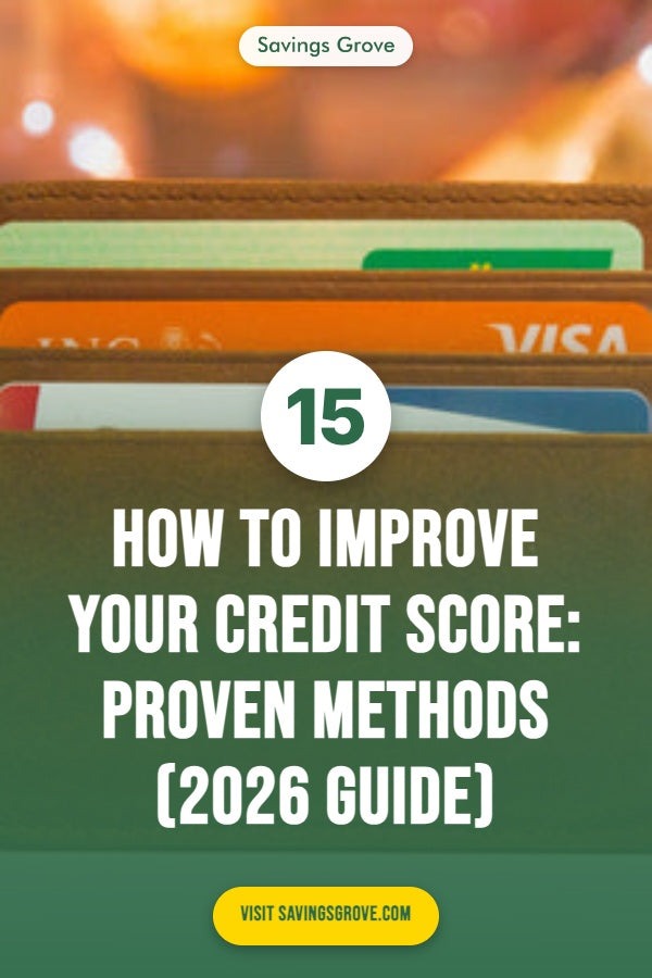 How to Improve Your Credit Score: 15 Proven Methods (2026 Guide)