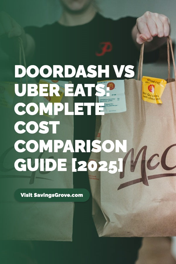 DoorDash vs Uber Eats: Complete Cost Comparison Guide [2025]