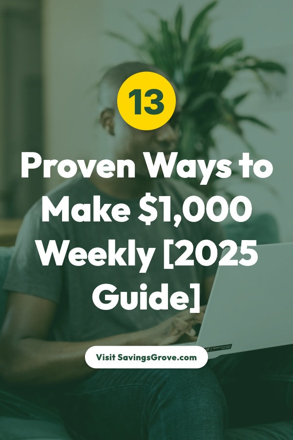 13 Proven Ways to Make $1,000 Weekly [2025 Guide]