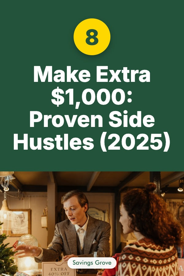 Make Extra $1,000: 8 Proven Side Hustles (2025)