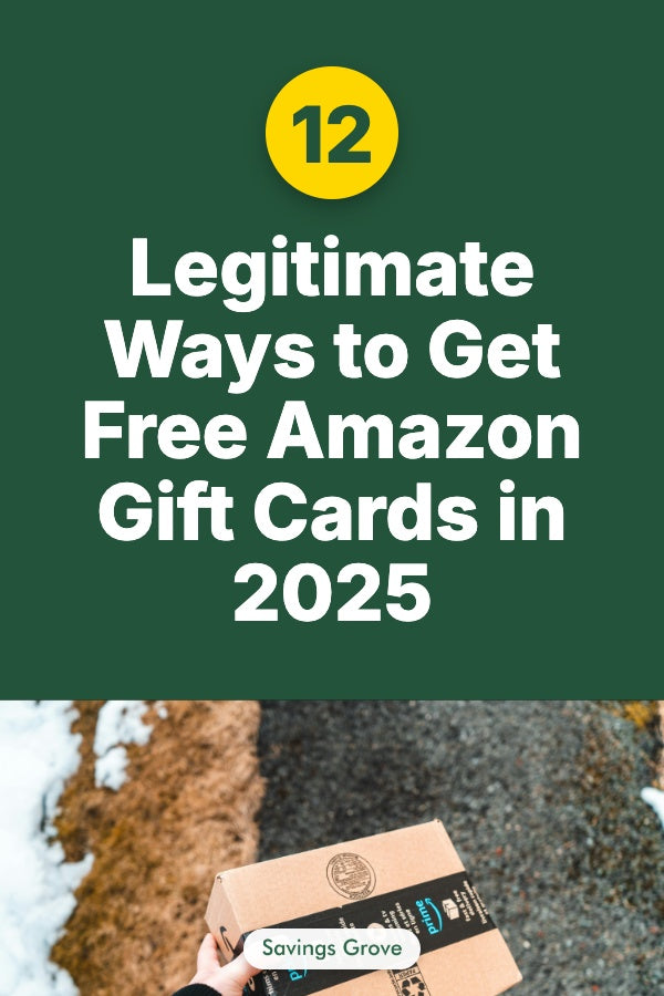 12 Legitimate Ways to Get Free Amazon Gift Cards in 2025