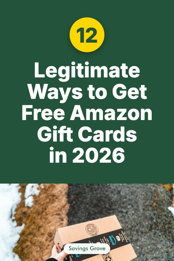 12 Legitimate Ways to Get Free Amazon Gift Cards in 2026