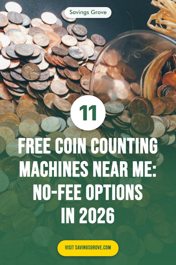 11 Free Coin Counting Machines Near Me: No-Fee Options in 2026