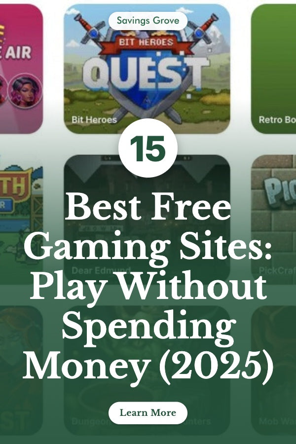 15 Best Free Gaming Sites: Play Without Spending Money (2025)