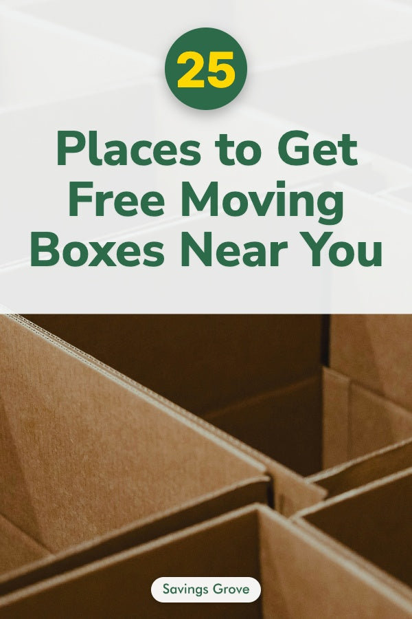 25 Places to Get Free Moving Boxes Near You