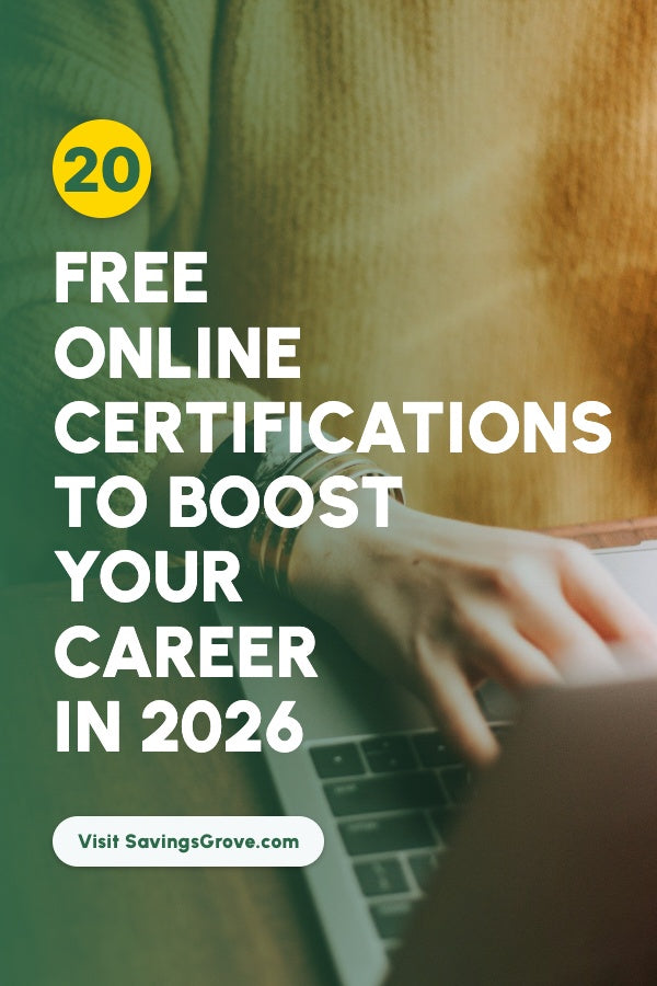 20 Free Online Certifications to Boost Your Career in 2026