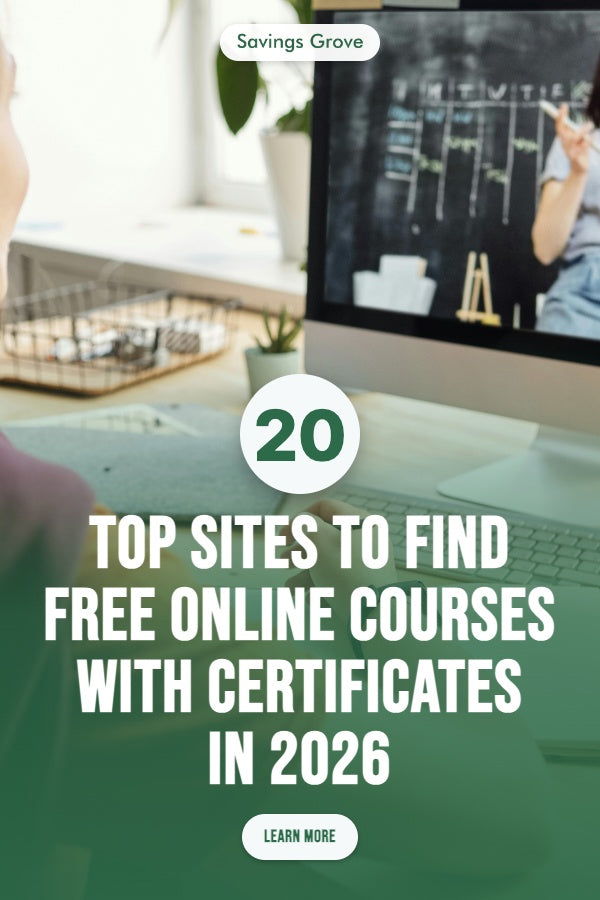 Top 20 Sites to Find Free Online Courses with Certificates in 2026