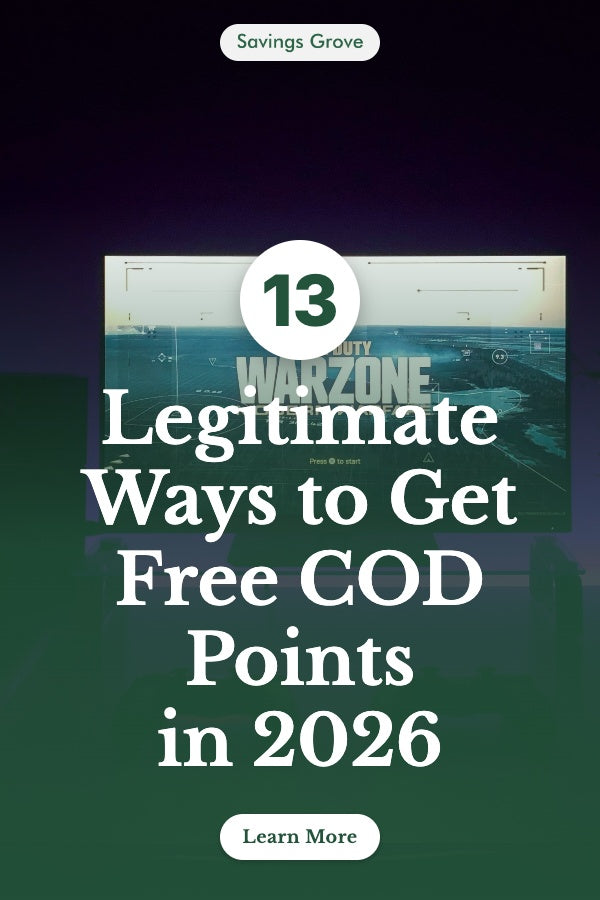 13 Legitimate Ways to Get Free COD Points in 2026