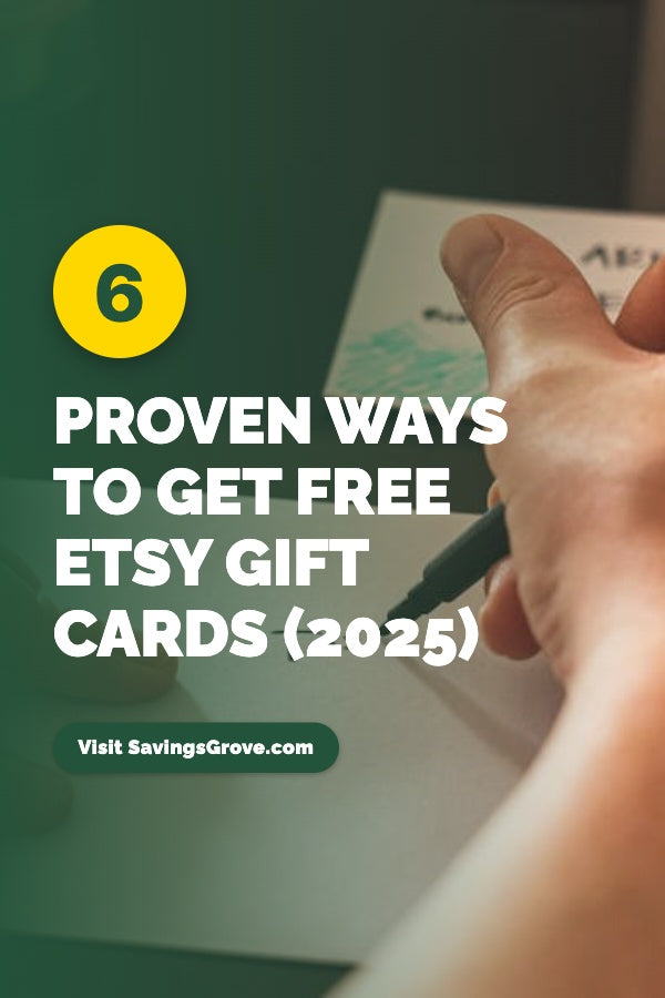 6 Proven Ways to Get Free Etsy Gift Cards (2025)