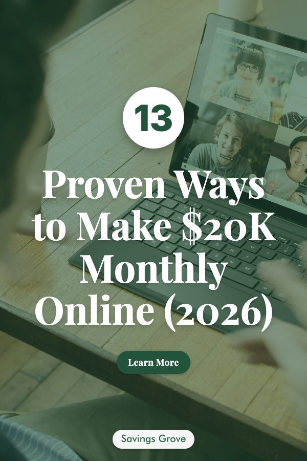 13 Proven Ways to Make $20K Monthly Online (2026)