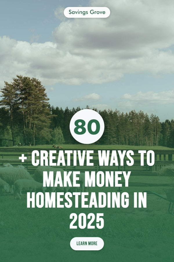 80+ Creative Ways to Make Money Homesteading in 2025