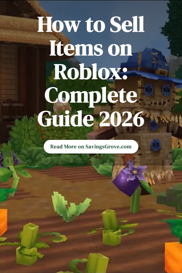 How to Sell Items on Roblox: Complete Guide 2026