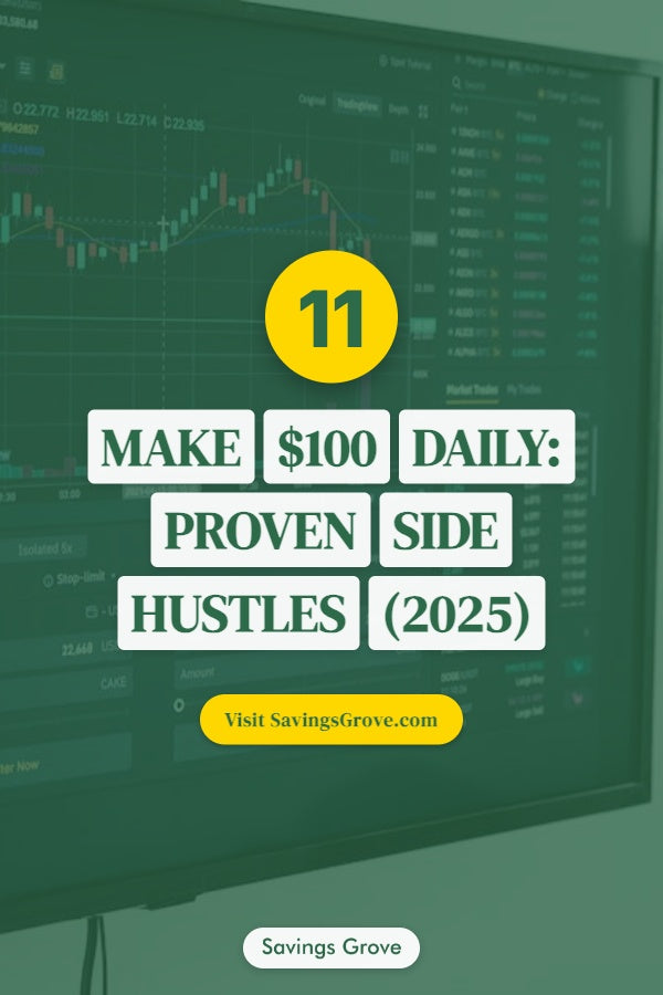 Make $100 Daily: 11 Proven Side Hustles (2025)