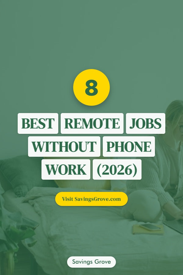 8 Best Remote Jobs Without Phone Work (2026)