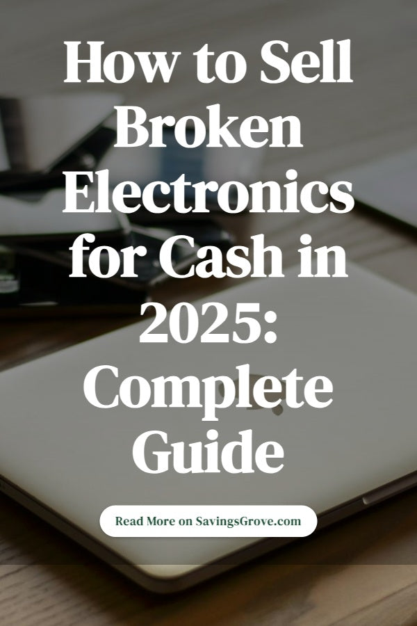 How to Sell Broken Electronics for Cash in 2025: Complete Guide