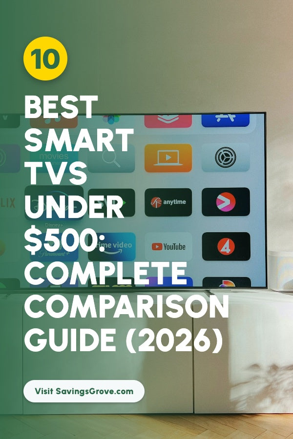 10 Best Smart TVs Under $500: Complete Comparison Guide (2026)