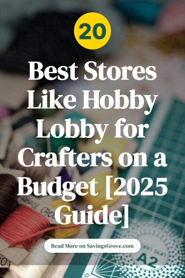 20 Best Stores Like Hobby Lobby for Crafters on a Budget [2025 Guide]