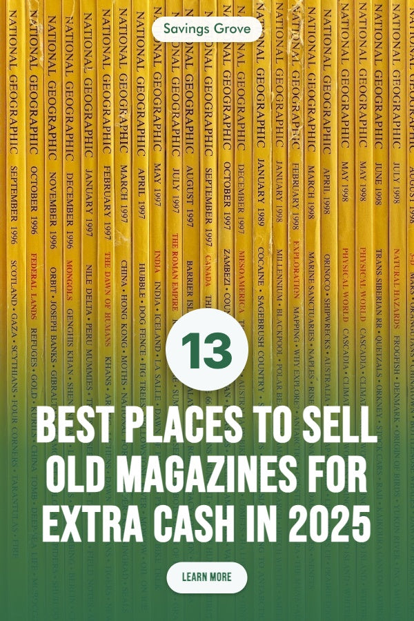 13 Best Places to Sell Old Magazines for Extra Cash in 2025