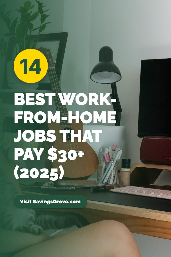 14 Best Work-From-Home Jobs That Pay $30+ (2025)